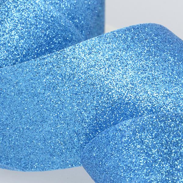 Glitzerband 20mm Türkis